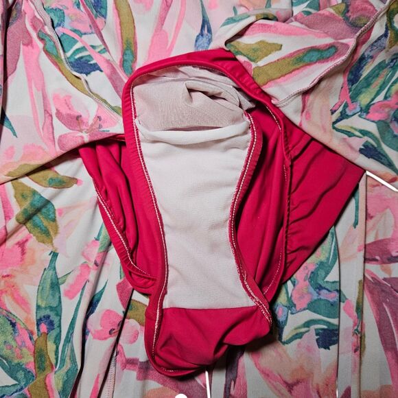 Bal Harbour 16W Hip Minimizer Tropical One-Piece Swimsuit Dress Vacation Resort - Picture 9 of 12